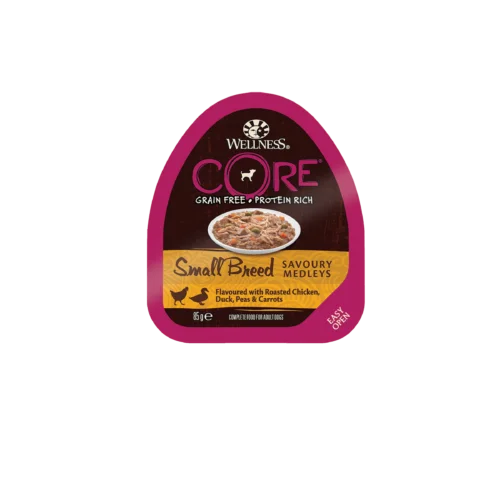 Core Small Savoury Medley Chicken&Duck 85 g