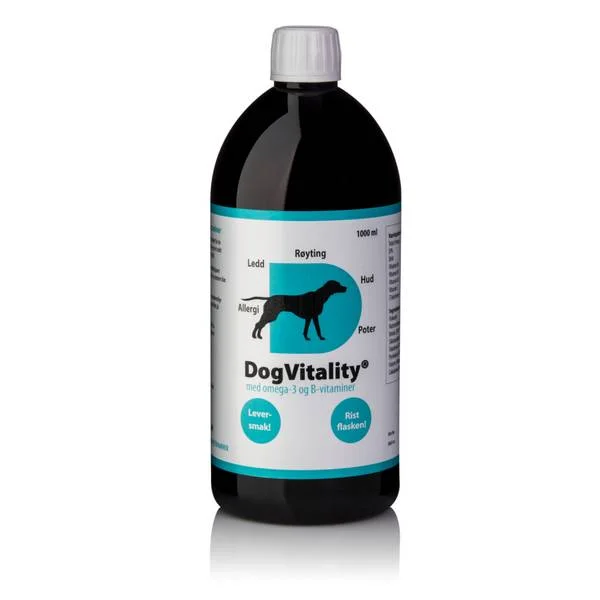 DogVitality Omega-3 & B-Vitaminer 1 L