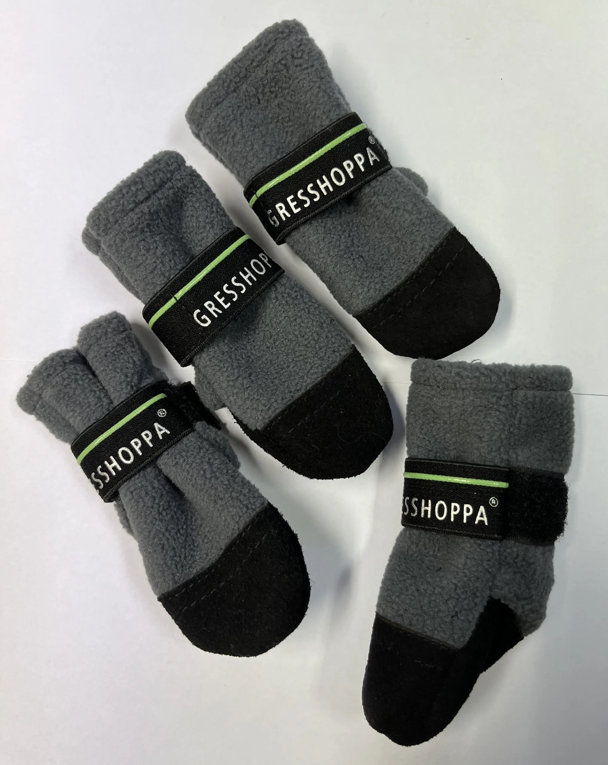 Potesokk Fleece Grey XXL 4-pk