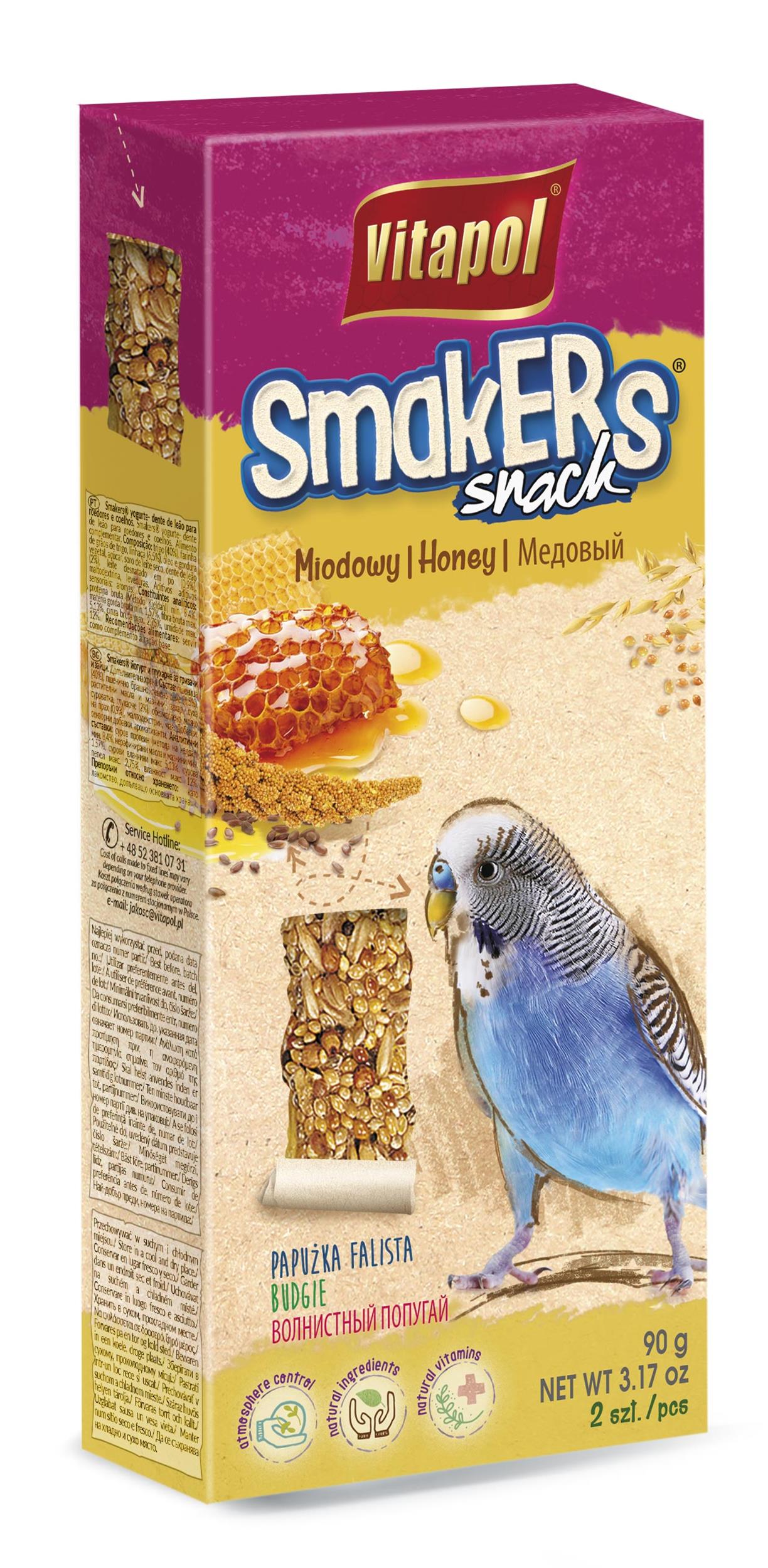 Vitapol Smakers Undulat Honung 90Gr
