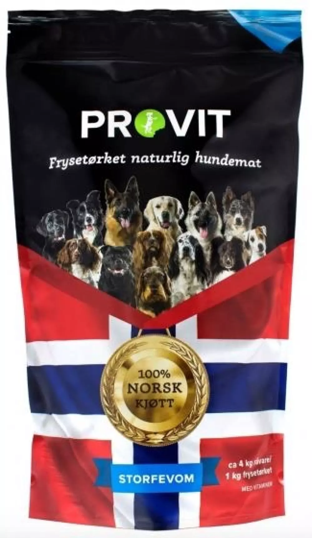 Provit Frysetørket Vom 1kg Pets Krizoo