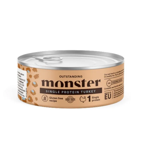 Monster Cat Adult Single Turkey Can 100 g