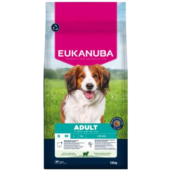 Euk Adult Small & Medium Lamb & Rice 12 Kg