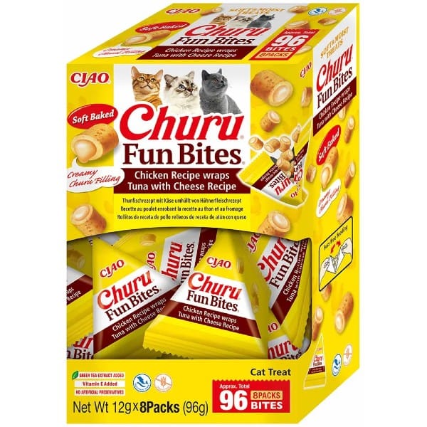Churu Cat Fun Bites Tuna With Cheese 8St