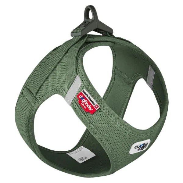 Curli Vest Sele Clasp Air-Mesh Moss 3Xs